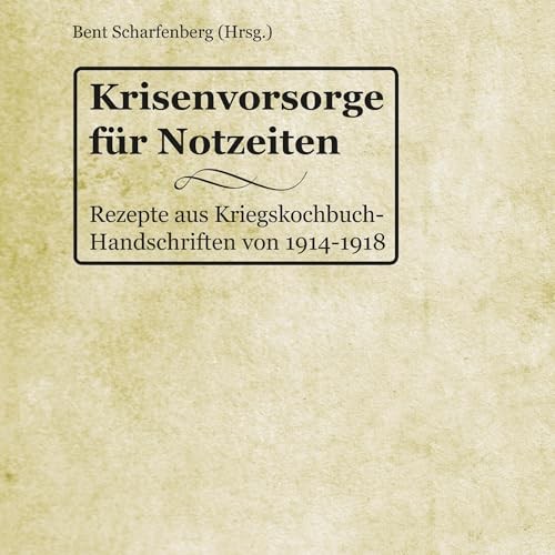 Krisenvorsorge für notzeiten - für,