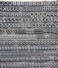 GROTESK 20p Bleischrift  Bleisatz Buchdruck Handsatz Steckschrift Schriftblei