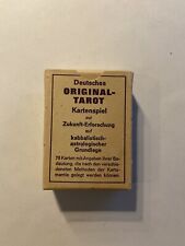Tarot Karten Deutsches Original Tarot Kartenspiel Zukunft Erforschung 78 Karten