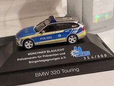 BMW 320 Touring Polizei München Bayern Münchener Blaulicht limitiert  PC 500