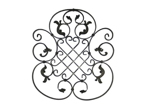 Rosette zierornament gartentor - rosette,
