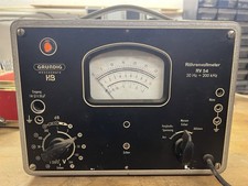 GRUNDIG Röhrenvoltmeter RV54 20Hz - 200kHz Röhren Messgerät Rarität