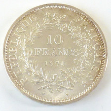 10 Francs, Herkulesgruppe, Silber, 1970, Frankreich (1167)