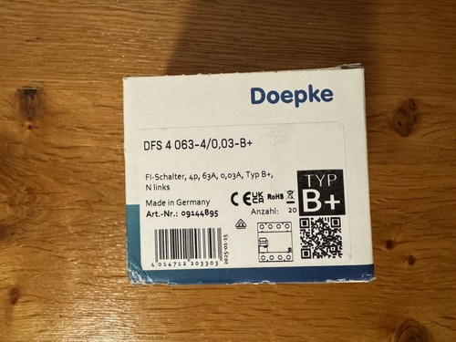 Doepke rcd schalter dfs4 - doepke, fi-schalter