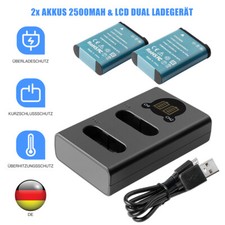 2x 2500mAh EN-EL23 Akku & LCD Ladegerät Für Nikon Coolpix P900s P610s P600 B700