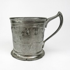 Kayserzinn Teetasse 4301 Jugendstil Entwurf Antik Tea Cup Antique Tränendes Herz