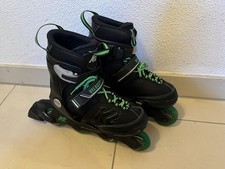 K2 Velocity Jr Inliner Inline-Skates, Größe 32-37, Black / Green