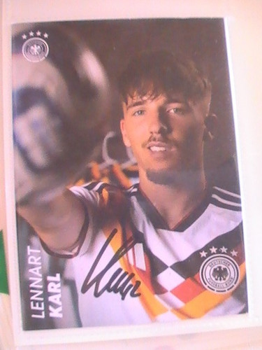 Autogramm lennart karl - autogramm, dfb