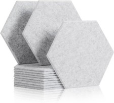 Hexagon Akustikabsorber, Schalldämmplatten, Wand für Tonstudio, Büro, Studio und