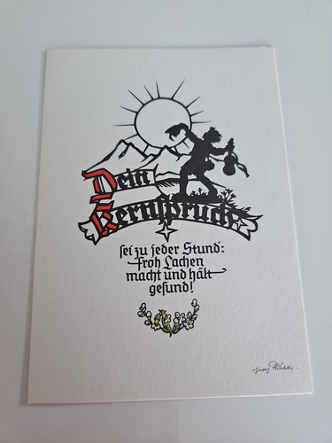 Plischke karte postkarten - karte,