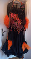 SALE% Standard / Turnierkleid / Tanzkleid Größe 40 / 42  MAßANFERTIGUNG, 1x getr
