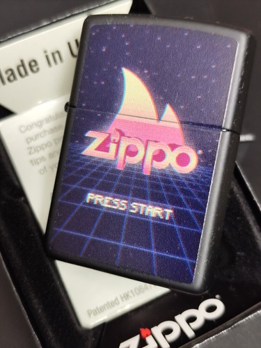 Zippo press start retro - zippo,