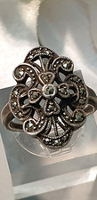 925 Silber Ring mit Markasit