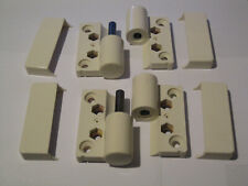 HEWI, WC-Tür, Bänder, DIN-links, Cremeweiß, wie NEU