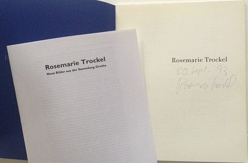 Rosemarie trockel katalog - rosemarie,