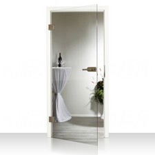 Komplettset Glastür Klarglas