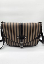 Vintage Handtasche Schultertasche Damentasche Retro Tasche Gestreift