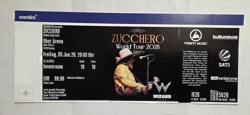 Zucchero ticket berlin uber - zucchero,