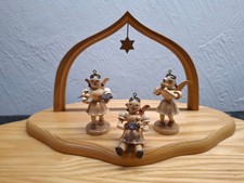 Blank Engel Kurzrock /natur---Engel mit Vogel