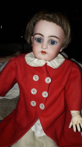 Antike porzellankopfpuppe c - antike,