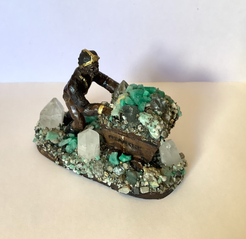 Handgefertigte bergmann szene - handgefertigte, bergmann-szene