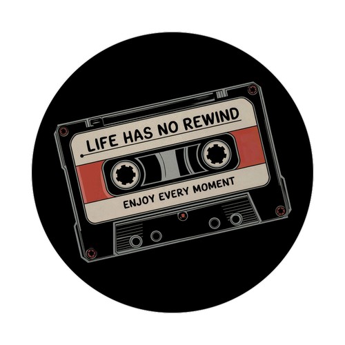 Kassette retro magnet - magnet, life