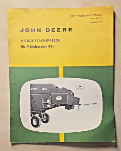John deere anbaupress - john,