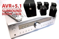 DK Digital AV-R500 Surround Receiver + Q-Sonic 5.1 Lautsprecher-Set (inkl. Sub)