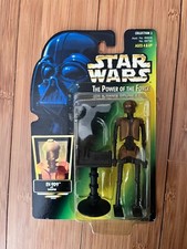 Star Wars Power Of The Force Serie EV-9D9 W / Datapad Figur Grün Card Kenner