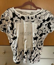 Kurzarmshirt Weiß Schwarz