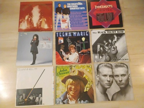 Schallplatten vinyl sammlung - schallplatten,