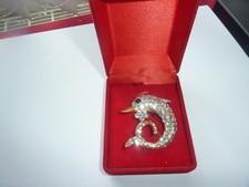 Swarovski Delfin Anstecknadel