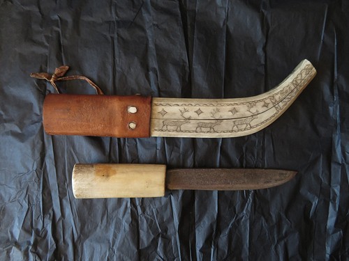Antikes messer puukko der - "puukko",