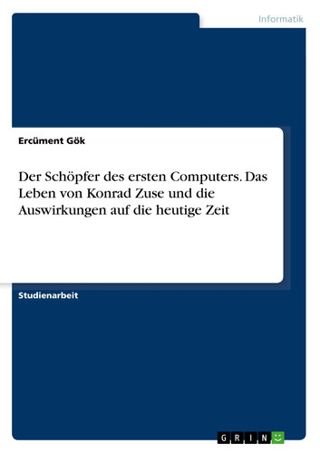 Der schöpfer des - schöpfer, ersten