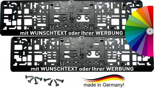 Kennzeichenhalter mit - 2,