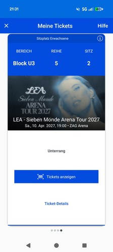Lea tickets sieben monde - lea,