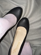 Stewardess Pumps Schwarz 39