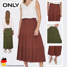 ONLY Damen Maxirock mit Stufen-Design für lässigen Look