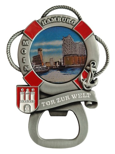 Magnet flaschenöffner hamburg - flaschenöffner,