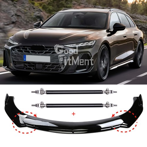 Glänzend schwarz frontspoiler - glänzend,