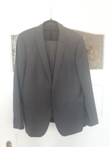 Anzug herren grau 52 lang - anzug,