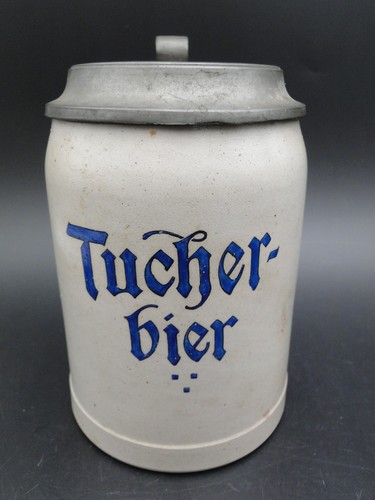 Bierkrug keramik tucher bier - bierkrug,