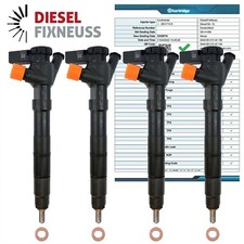 4x Delphi Einspritzdüse Injektor 28317158 HRD385 320/06881 passend für JCB (L80)