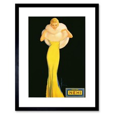 Ad Nehi Drink Alkohol Fell Lady Style gerahmter Druck 12x16 Zoll