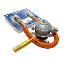 Cavagna Druckregler Typ 424RV 30mbar 1,5kg/h mit Hochdruckschlauch GOK, ohne SBS