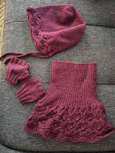 Waldorf set mütze loop - set,