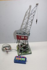 Märklin 7051 ferngesteuerter Drehkran mit Stellpult ohne Magnet Spur H0 #M279