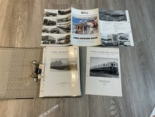 Konvolut mit alten Linke-Hofmann-Busch Prospekten für Personen- Güterwagen !