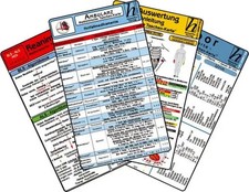 Ambulanz Karten-Set - EKG, Laborwerte, Notfallmedikamente, Reanimation | Hawelka