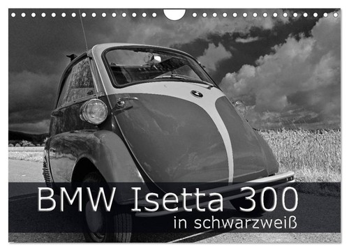 Bmw isetta 300 schwarzweiß - bmw,